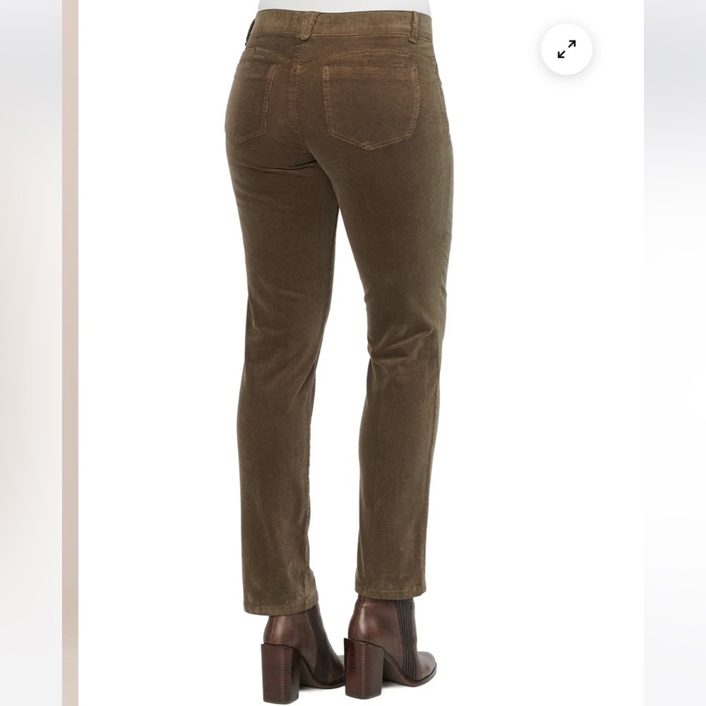NWT Democracy "Ab"solution® Petite Corduroy Straight Leg Pants - Picture 2 of 14